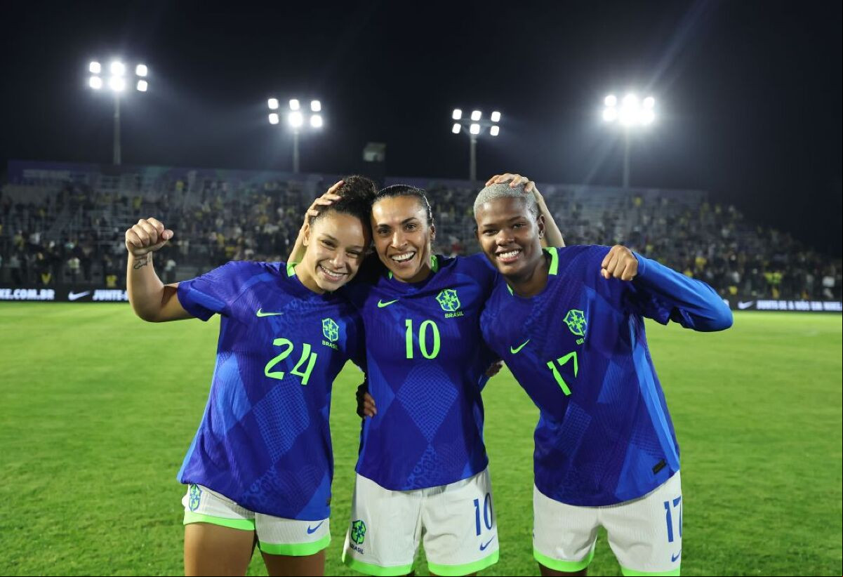 Dudinha, Marta e Jhonson após segunda vitória sobre o Japão, elas estão confirmadas na Copa América